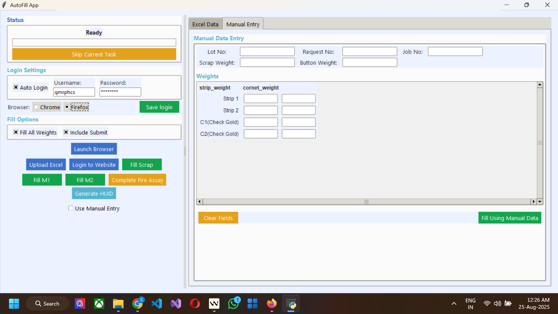 Assaying Automation